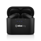 Bluetooth sluchátka NICEBOY Hive Podsie bluetooth sluchátka, černá