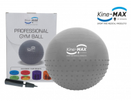 Gymnastický míč Kine-MAX Profesional Gym Ball 65cm, Stříbrný