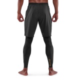 Kompresní kalhoty SKINS Series-5 Mens Travel and Recovery Long Tights, Black, SF00500399001