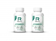 Reflex Nutrition Vitamín D3, 200 kapslí