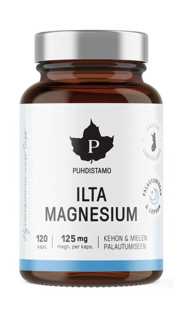 Puhdistamo Night Magnesium, 120 kapslí