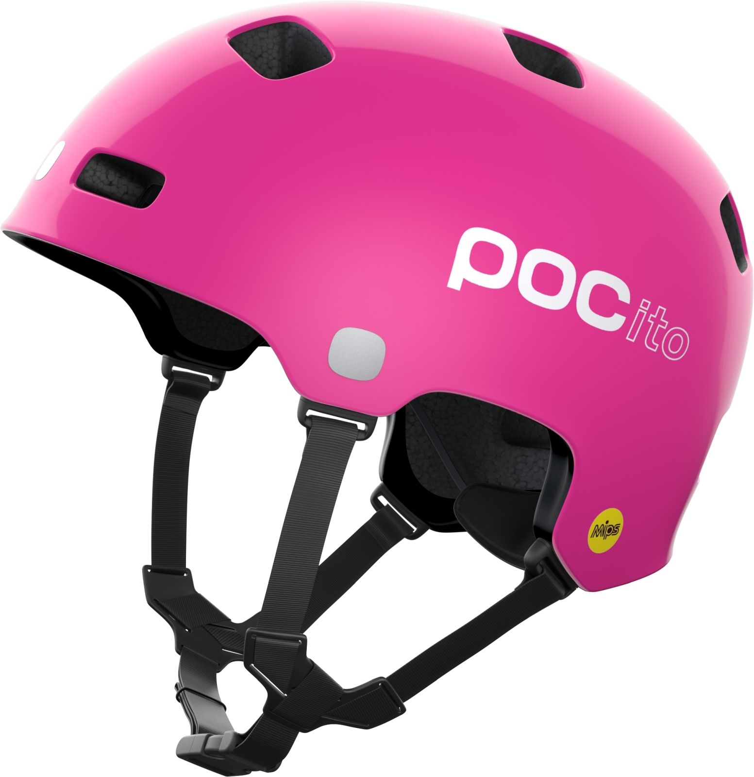 Dětská cyklistická helma POCito Crane MIPS, Fluorescent Pink 2024, PC108261712