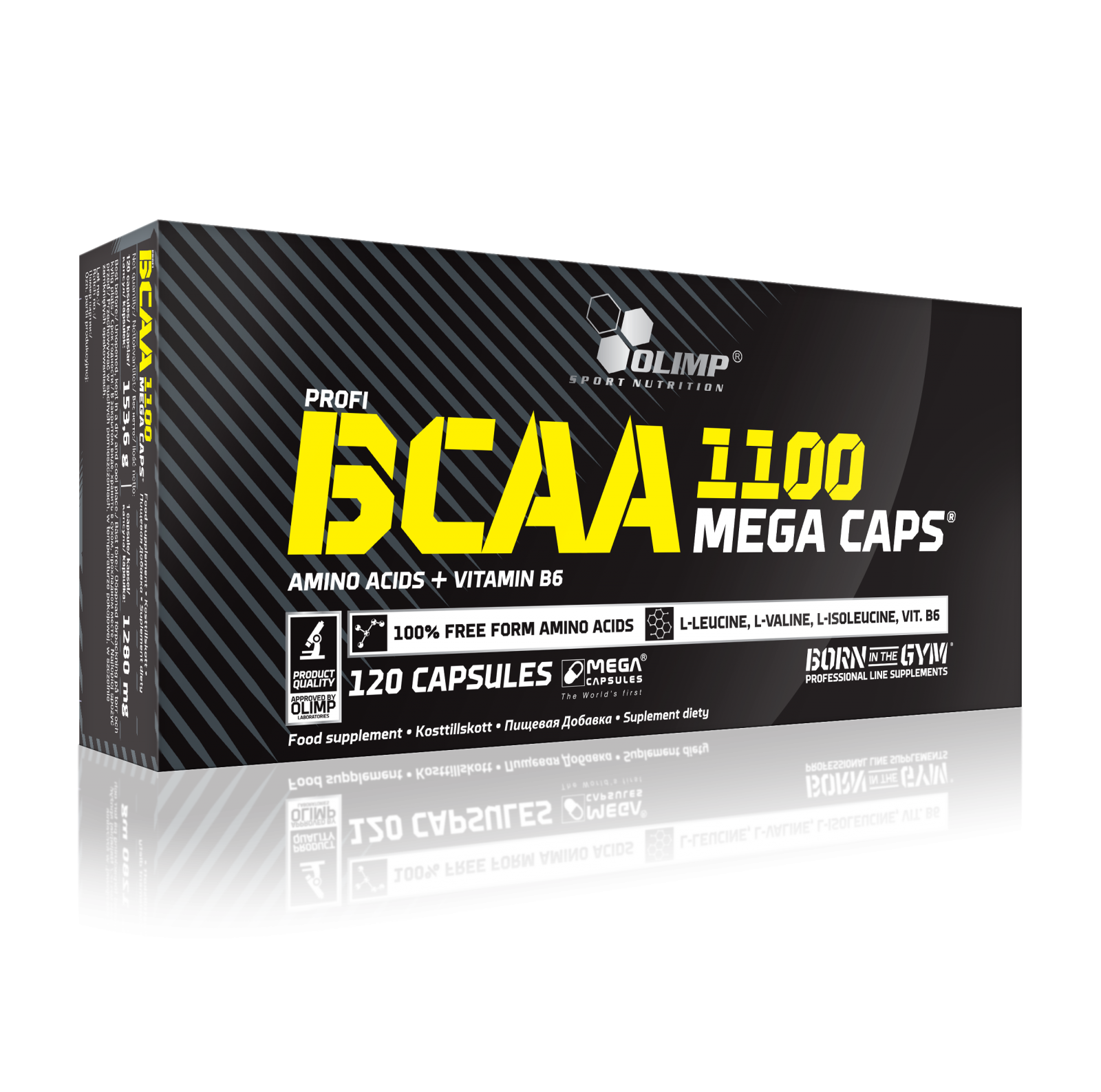 BCAA Mega Caps 1100, Olimp, 120 kapslí OLIMP Sport Nutrition